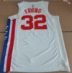 Maillot de Basket #32 Erving Nets Vintage Blanc